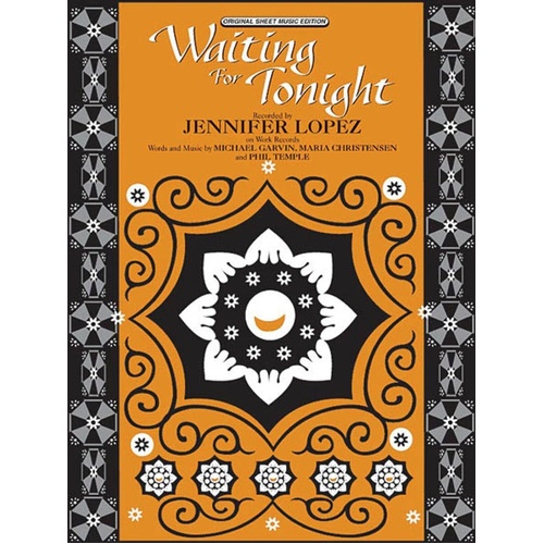 Waiting For Tonight Single Sheet