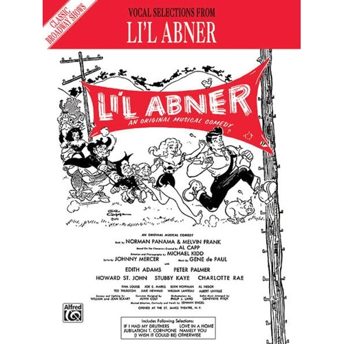 Lil Abner Vocal Selections PVG (Softcover Book)