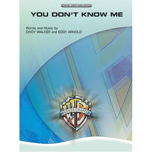 You Dont Know Me (Single Music Sheet) Pv