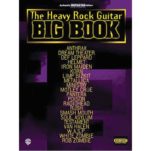 Heavy Rock Guitar Big Book TAB 