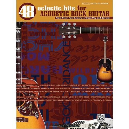 Eclectic Hits For Acoustic Rock Guitar 48 