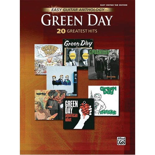 Green Day Easy Guitar Anthology Tab RV