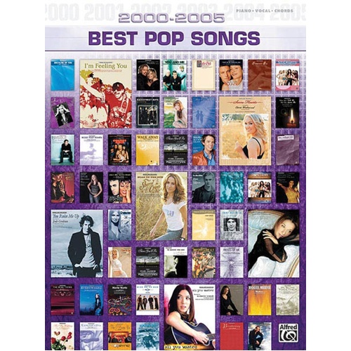 2000 - 2005 Best Pop Songs PVG (Softcover Book)