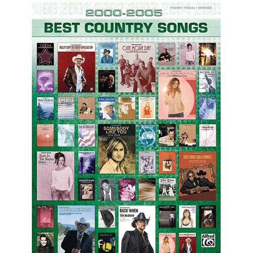2000 - 2005 Best Country Songs PVG (Softcover Book)