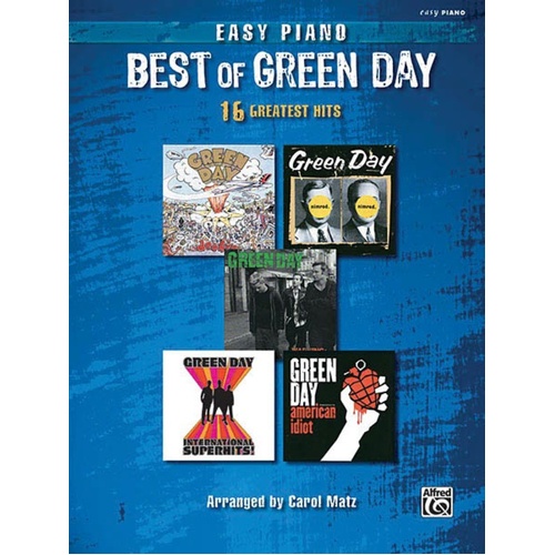 Best Of Green Day Easy Piano (Softcover Book)