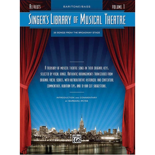 Singers Library Of Musical Theatre V1 Bar/Bass (Softcover Book)