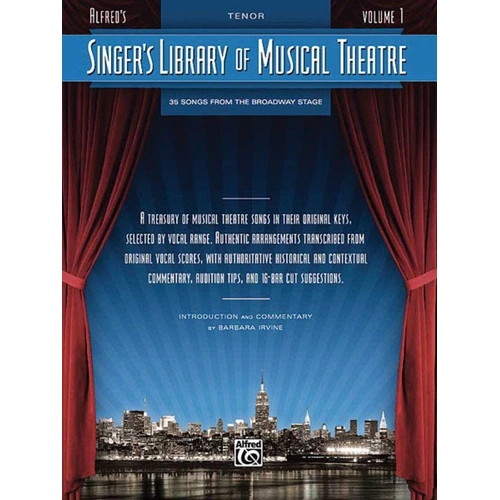 Singer's Library of Musical Theatre Volume 1 Tenor