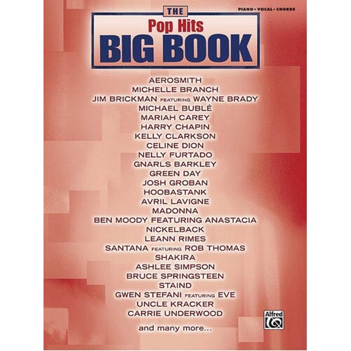 Pop Hits Big Book PVG (Softcover Book)