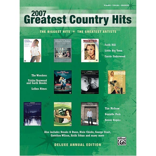 2007 Greatest Country Hits PVG (Softcover Book)