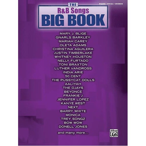 R&B Songs Big Book PVG (Softcover Book)