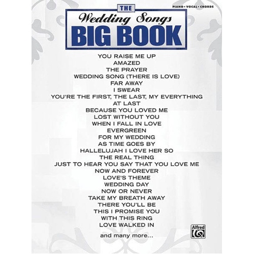 Wedding Songs Big Book PVG