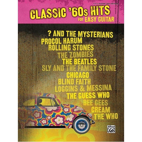 Classic 60s Hits for Easy Guitar Tab