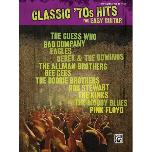 Classic 70S Hits For Easy Guitar TAB (Softcover Book)