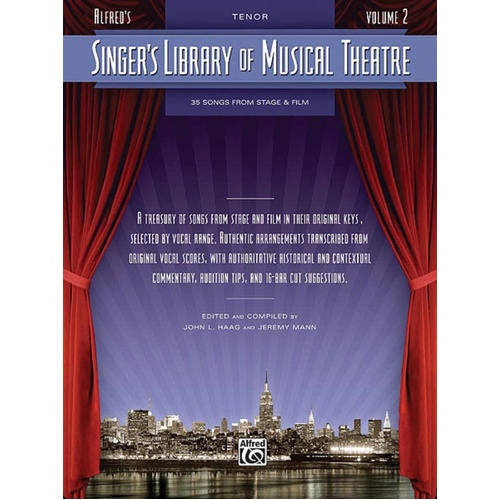 Singers Library Of Musical Theatre V2 Tenor (Softcover Book)