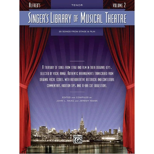 Singer's Library of Musical Theatre Volume 2 for Tenor Voice