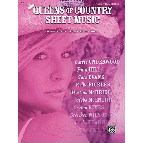 Queens of Country Sheet Music PVG - 34 Songs from Top Female Artists