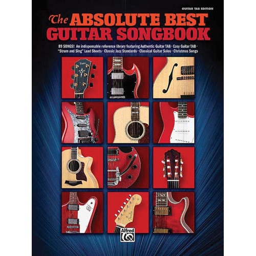 Absolute Best Guitar Songbook Guitar TAB (Softcover Book)