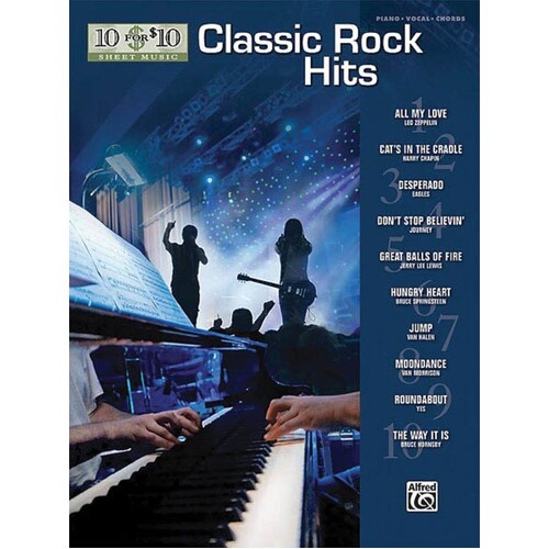 10 For 10 Classic Rock PVG (Softcover Book)