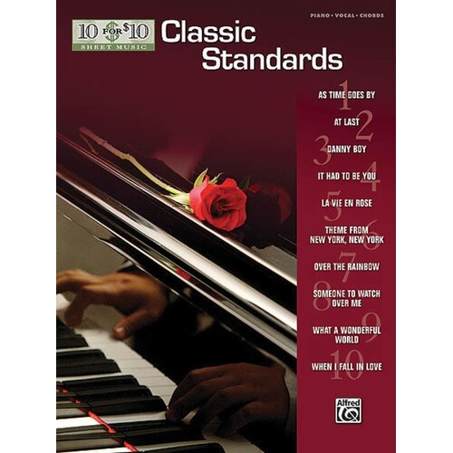 10 For 10 Classic Standards PVG (Softcover Book)