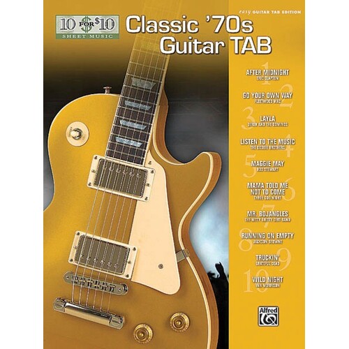 Classic '70S Guitar TAB (Softcover Book)