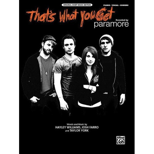 Thats What You Get S/S PVG (Sheet Music)