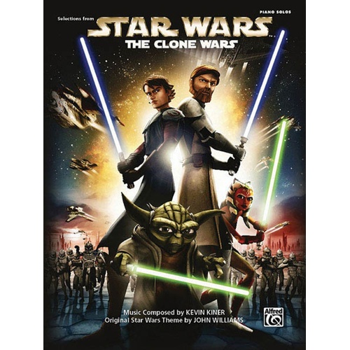 Star Wars The Clone Wars Piano Solo (Softcover Book)