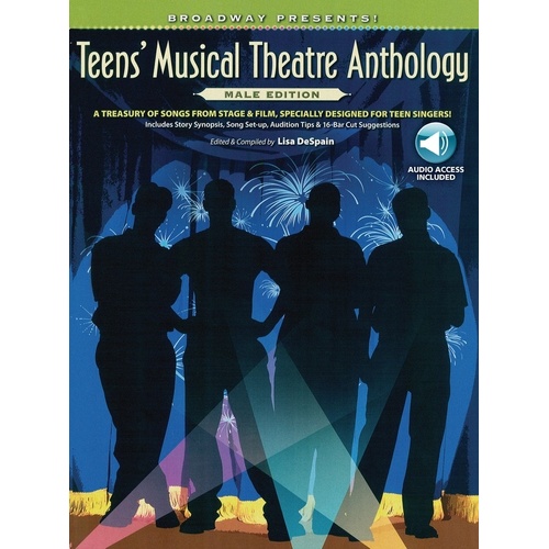 Teens Musical Theatre Anth Male Book/Online Audio (Softcover Book/Online Audio)