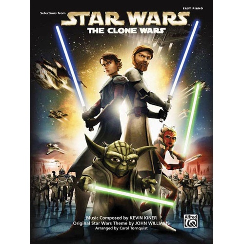 Star Wars The Clone Wars Easy Piano (Softcover Book)