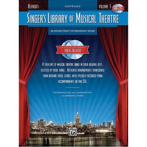 Singers Library Of Musical Theatre V1 Sop Book/2CD (Softcover Book/CD)