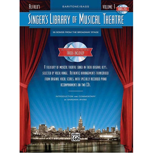 Singers Library Of Musical Theatre V1 Bar/Bass B (Softcover Book/CD)