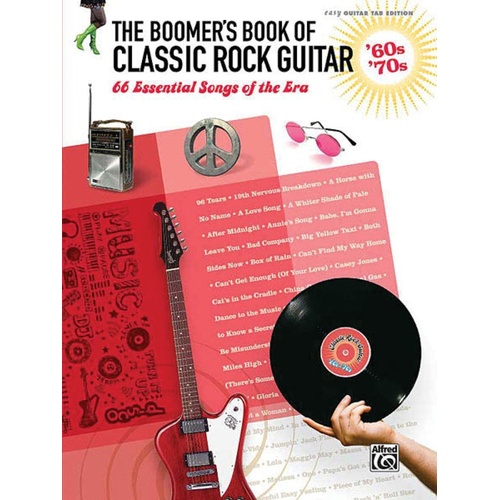 Boomers Book Of Classic Rock Guitar 60s - 70S (Softcover Book)