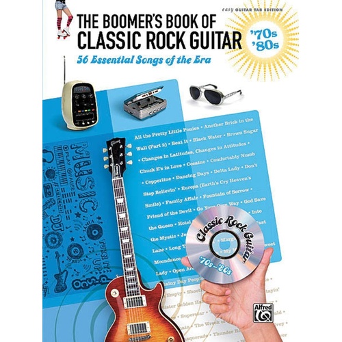 Boomers Book Of Classic Rock Guitar 70S - 80s (Softcover Book)