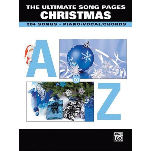 Ultimate Song Pages Christmas A To Z PVG (Softcover Book)