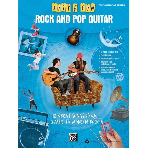 Just For Fun Rock and Pop Guitar TAB (Softcover Book)