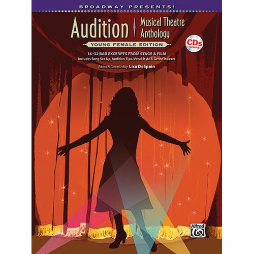 Audition Musical Theatre Anth Young Fem Book/CD (Softcover Book/CD)
