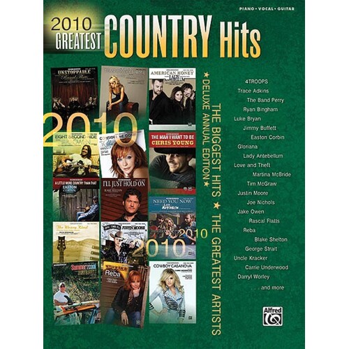 2010 Greatest Country Hits PVG (Softcover Book)