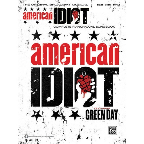 American Idiot The Musical Vocal Selections PVG Songbook