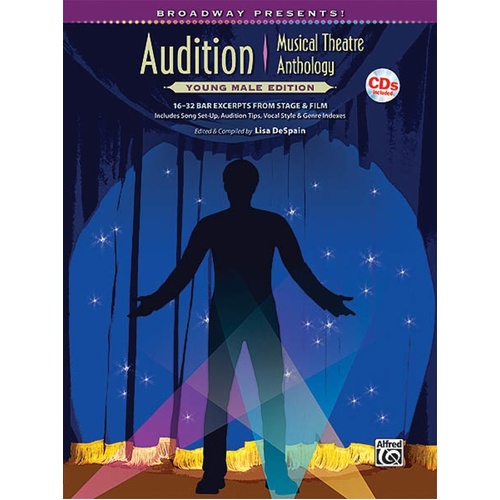 Audition Musical Theatre Anth Young Male Book/CD (Softcover Book/CD)