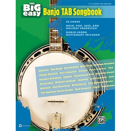 Big Easy Banjo TAB Songbook (Softcover Book)