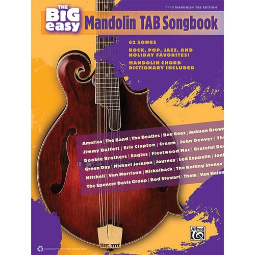 Big Easy Mandolin TAB Songbook (Softcover Book)