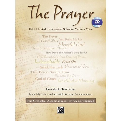 The Prayer Med VCE Book/CD for Cello Sheet Music
