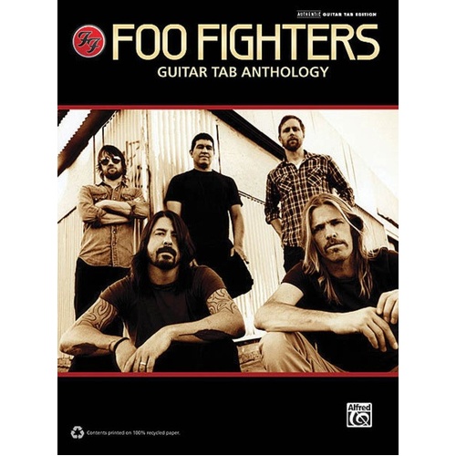 Foo Fighters Guitar Tab Anthology - 128 Pages of Full Music Notation and Tab