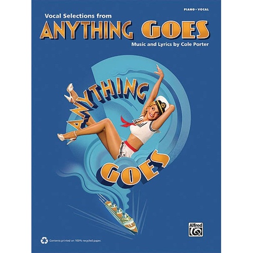 Anything Goes 2011 Revival Ed Piano Vocal Guitar Songbook