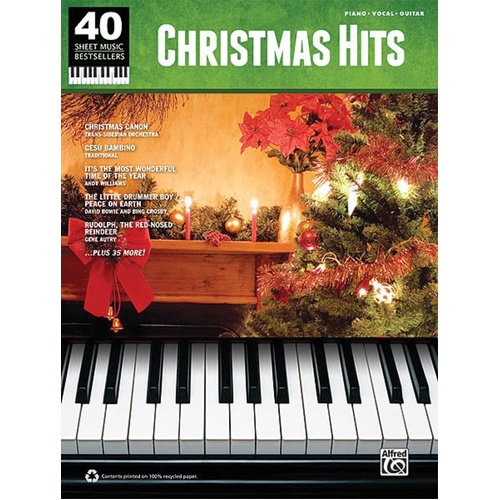Christmas Hits 40 Sheet Music Bestsellers PVG (Softcover Book)