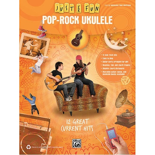 Just For Fun Pop Rock Ukulele (Softcover Book)