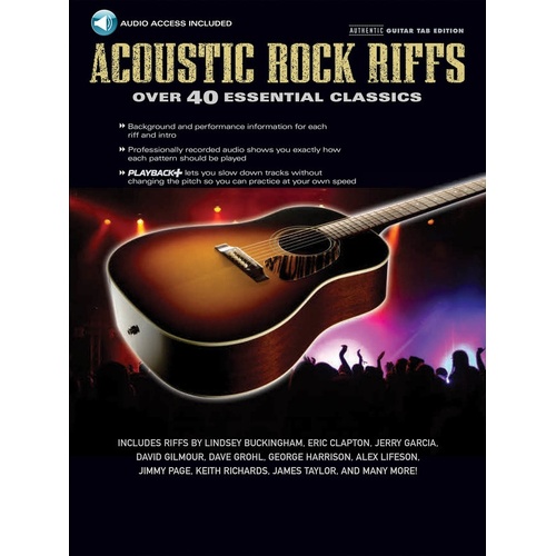 Acoustic Rock Riffs Book/CD (Softcover Book/CD)