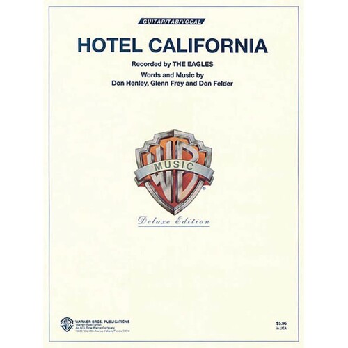Hotel California S/S Guitar TAB (Sheet Music)