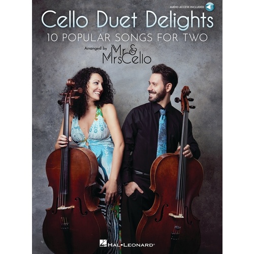 Mr & Mrs Cello - Cello Duet Delights Book/Online Audio
