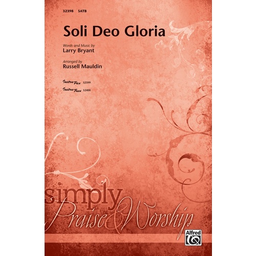 Soli Deo Gloria SATB Choral Sheet Music