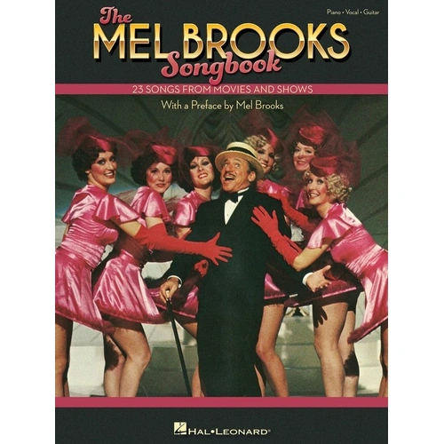 Mel Brooks Songbook for Piano, Voice & Guitar - 23 Songs from Broadway Musicals & Movies, 152 Pages, Hal Leonard